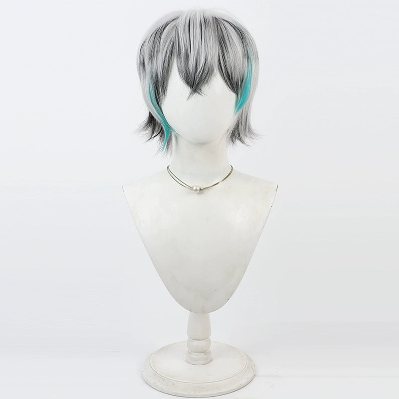 Monenjoy　悪魔執事と黒い猫　ベリアン・クライアン　ウィッグ　Berrien Cliane　執事　あくねこ　コスプレ　ウィッグ　小顔効果 耐熱　さらさら レイヤーカット 　カツラ　通気性　自然