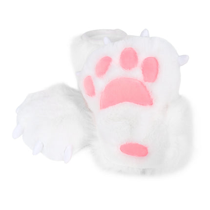 Monenjoy　ファースーツ 手 爪 肉球　もふもふ ハード てぶくろ 犬 狼 ネコ ケモノ 動物 擬人観 獣人 kigurumi Fursuit コスプレ道具 アクセサリーGS1160 - Monenjoy