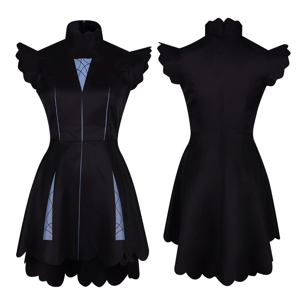 Monenjoy Fainting Hero and Assassin Princess Ciel Zebra Demon King One Piece Cosplay Costume Event Black