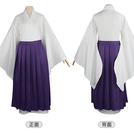 Monenjoy　呪術廻戦 裏梅 コスプレ衣装　呪詛師 うらうめ 和服 袈裟 全セット コスチューム 変装 仮装 舞台服 ハロウィン クリスマス 祭り - Monenjoy