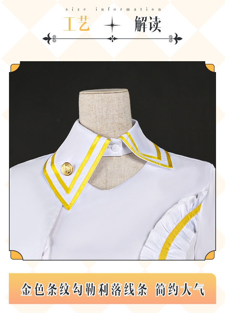 Monenjoy　前橋ウィッチーズ 　三俣 チョコ　コスプレ衣装　黄色　ライブ服　舞台服　コスチューム　魔女　　演出服GS1902