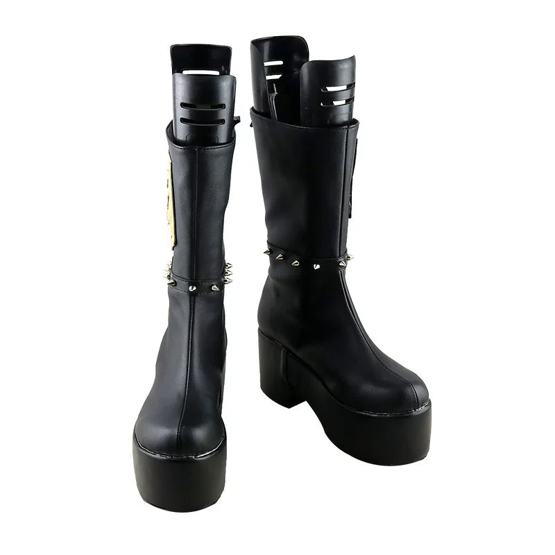 Monenjoy　 ロード・エルメロイII世の事件簿　グレイ　ブーツ　シューズ　コスプレ道具　ロングブーツ　fate　Fate/stay night 　Gray　コスチューム