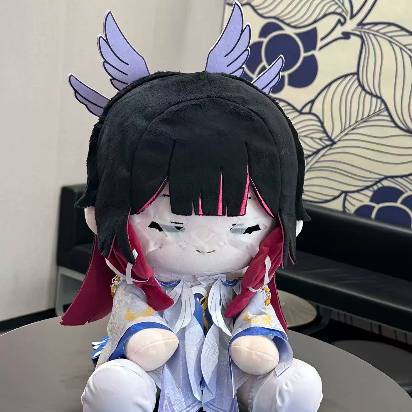 原神   コロンビーナ 　ぬいぐるみ　綿人形　40cm　お座り フワワワ　可愛い　同人グッズ　萌えグッズ Monenjoy
