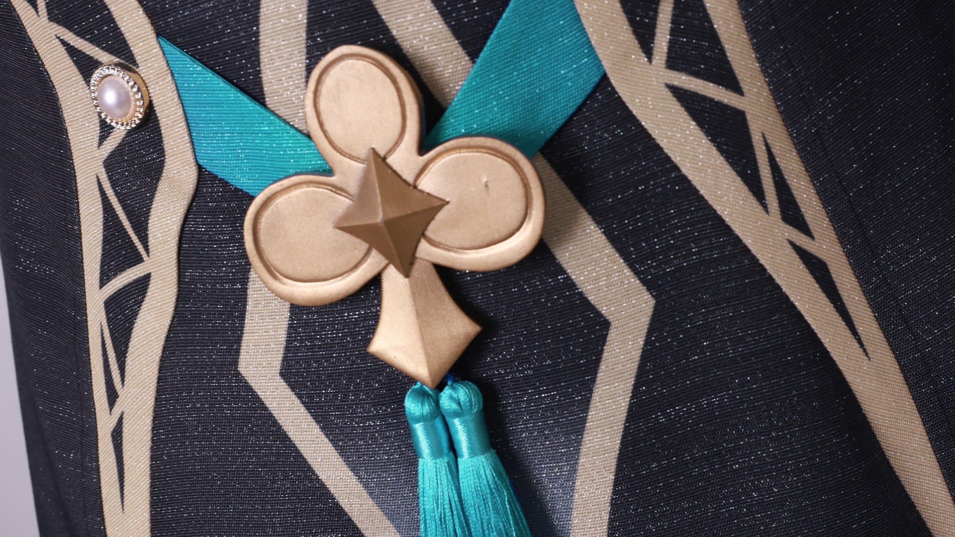 Monenjoy 崩壊スターレイル アベンチュリン コスプレ衣装　眼鏡＋指輪＋腕時計+タトゥーシール付　コイン道具3枚贈り　イベント　博戯の砂金石　仮装　ハロウィン - Monenjoy