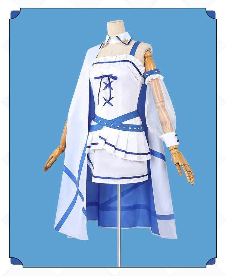 Monenjoy　前橋ウィッチーズ 　上泉 マイ　三俣 チョコ　青色　コスプレ衣装　黄色　ライブ服　舞台服　コスチューム　魔女　GS1903