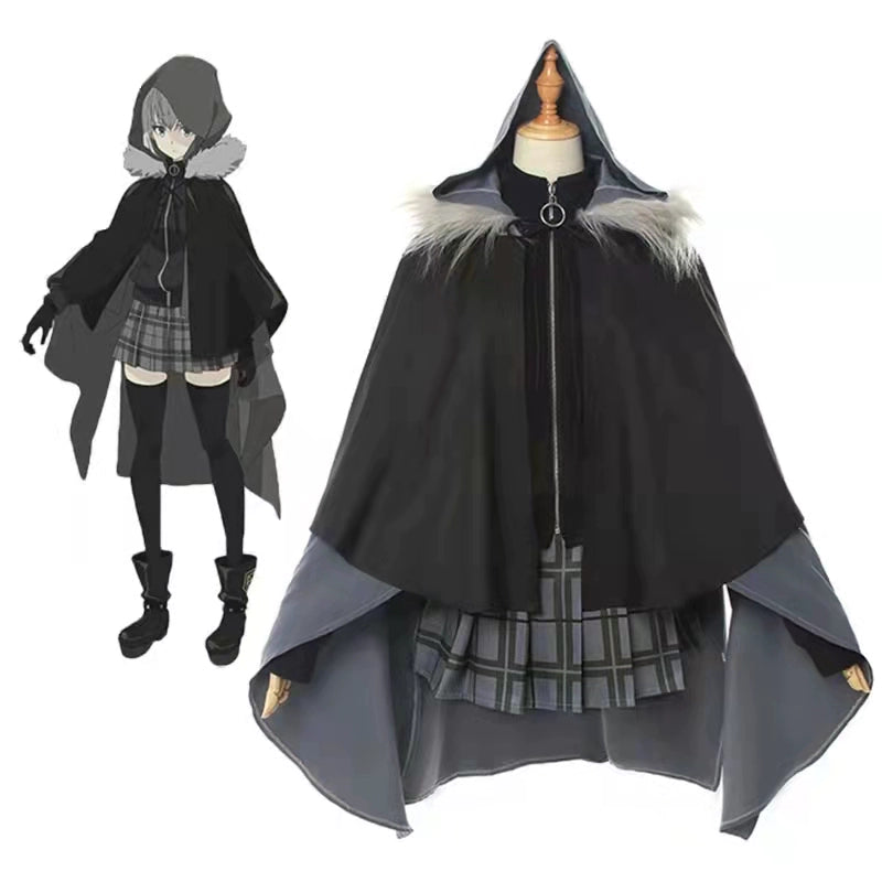 Monenjoy　 ロード・エルメロイII世の事件簿　グレイ　コスプレ衣装　fate　Fate/stay night ケープ　マント　Gray　コスチューム　灰色の外套