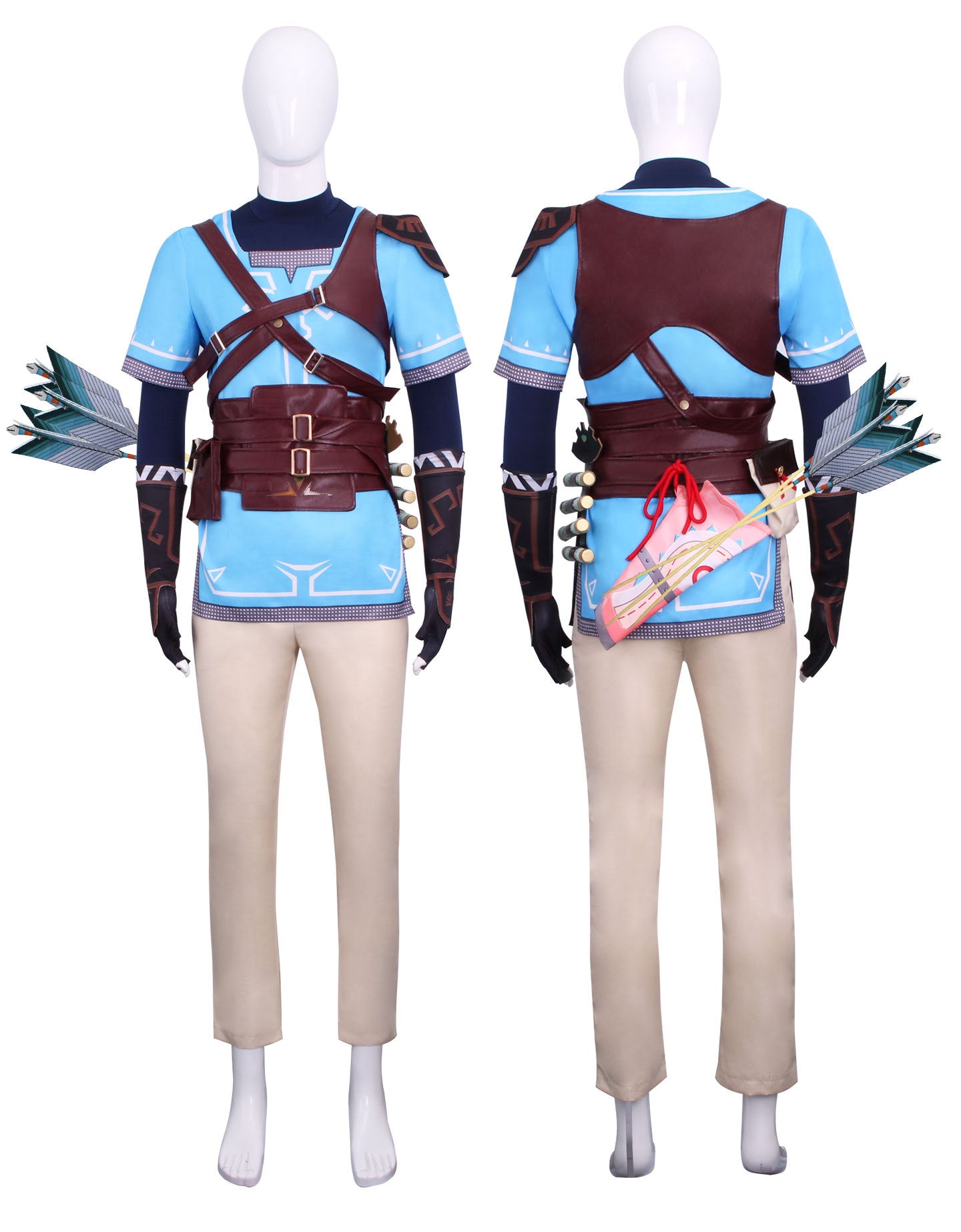 Monenjoy　ゼルダの伝説 リンク　link　英傑服　コスプレ衣装　ブレス オブ ザ ワイルド　イベントGS1152 - Monenjoy