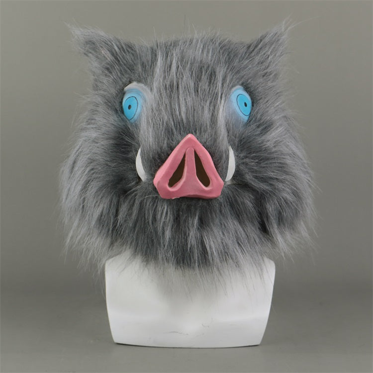 Monenjoy　鬼滅の刃　嘴平 伊之助　猪　猪の被り物　鋼鐵塚 蛍（はがねづか ほたる）　刀鍛冶　きめつのやいば　和風の剣戟奇譚[　 - Monenjoy