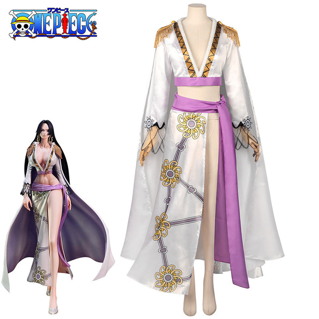 Monenjoy ONE PIECE 王下七武海 ボア・ハンコック コスプレ衣装 海賊女帝 ワンピース 蛇姫 イベント 九蛇海賊団船長 コスチューム GS1906