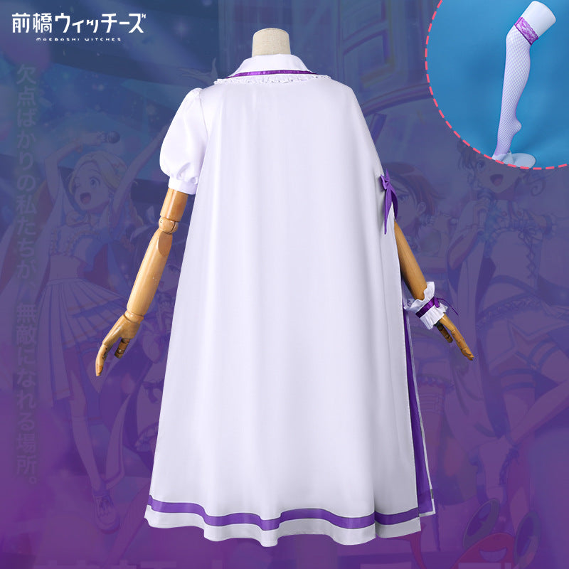 Monenjoy　前橋ウィッチーズ 新里 アズ　紫色 コスプレ衣装　ライブ服　舞台服　コスチューム　魔女　