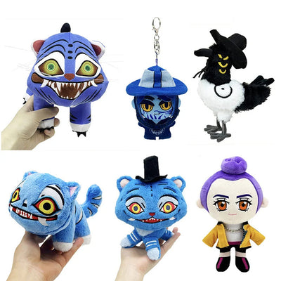 Monenjoy　映画『KPOPガールズ！デーモン・ハンターズ サジャ・ボーイズ　ぬいぐるみ　虎のドール　ブルー色　イベント　kpop demon hunters plush K-POP  アニメーション