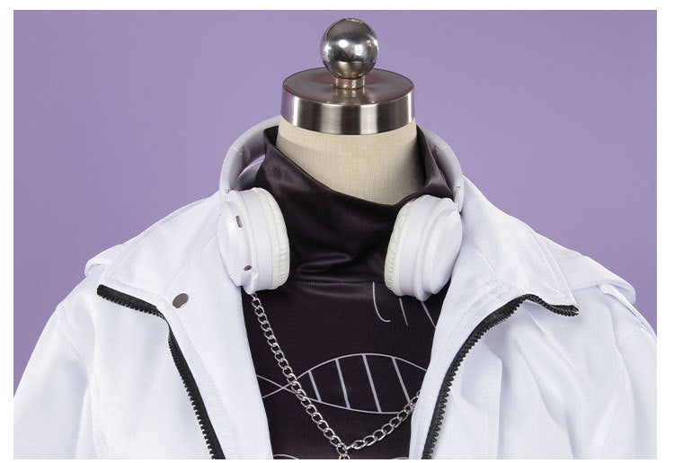 Monenjoy　第五人格×B.Duck　囚人　ルカ・バルサー　SSRコラボ衣装　イヤホーン付　グレーと白色　コスプレ衣装　イベントGS1344 - Monenjoy