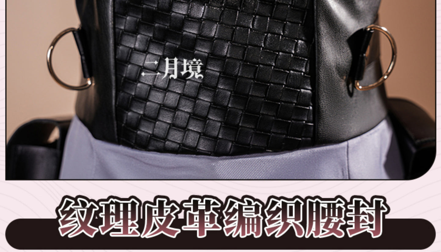 Monenjoy　鳴潮　コスプレ　丹瑾 たんきん　コスチューム　可愛い　イヤリング＋腿鞄付　ワンピース　ハロウィン　実物化　イベント - Monenjoy