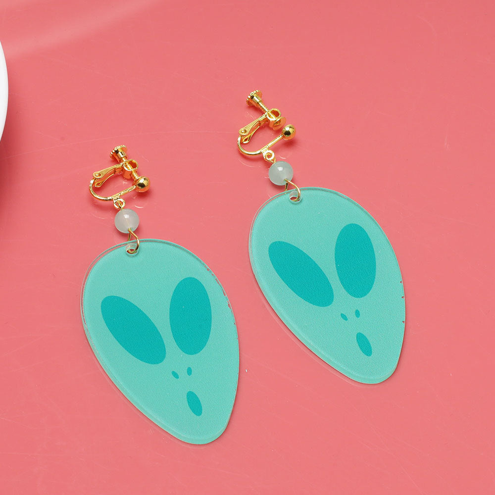 Monenjoy ダンダダン イヤリング　おもちゃ　綾瀬 桃 耳飾り　ピアス　あやせ もも アクセサリー　コスプレ道具 - Monenjoy