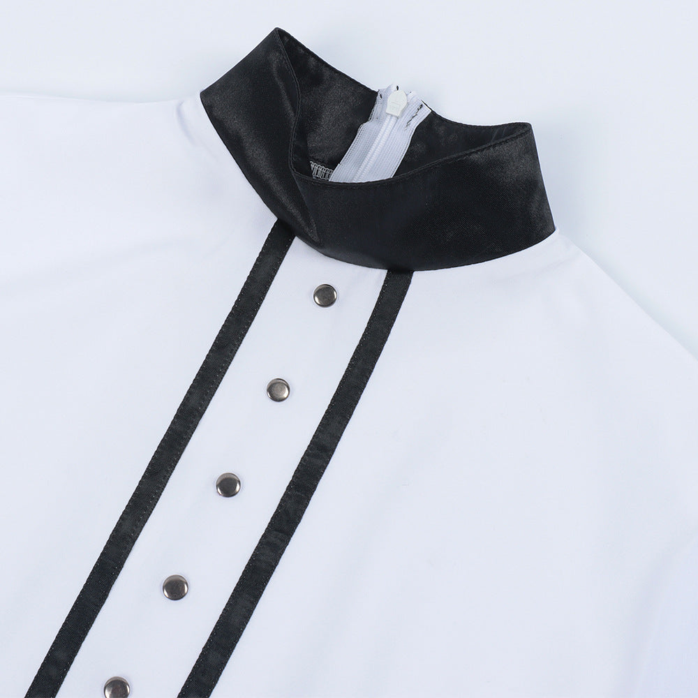 Monenjoy バンドリ！アヴェムジカ TVアニメ ムジカ　　若葉 睦　三角 初華　八幡 海鈴　祐天寺 にゃむ　豊川 祥子　イヤリング贈り　舞台服　コスチューム　洋服　イベント　仮装　ロリータ　可愛い　 - Monenjoy