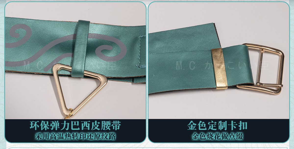 Monenjoy　鳴潮 (Wuthering Waves)　コスチューム　忌炎（きえん）　同人服　コラボIP限定版　イヤリング付　めいちょう　コスプレ衣装　イベント　仮装　ハロウィン　 - Monenjoy