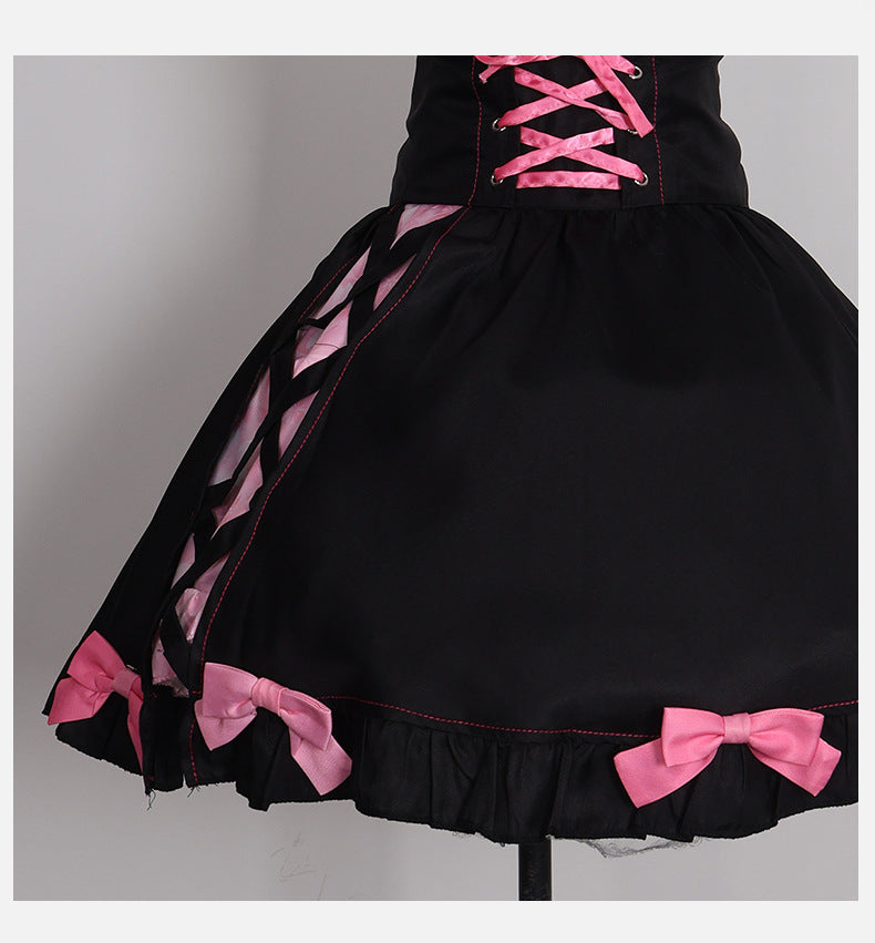 Monenjoy　桜ミク　コスプレ衣装　初音ミク　地雷系　可愛い　ワンピース　ドレス　コスチューム　SAKURA×SUBCULTURE 　学園祭