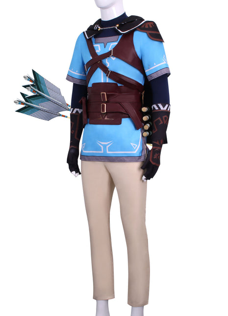 Monenjoy　ゼルダの伝説 リンク　link　英傑服　コスプレ衣装　ブレス オブ ザ ワイルド　イベントGS1152 - Monenjoy