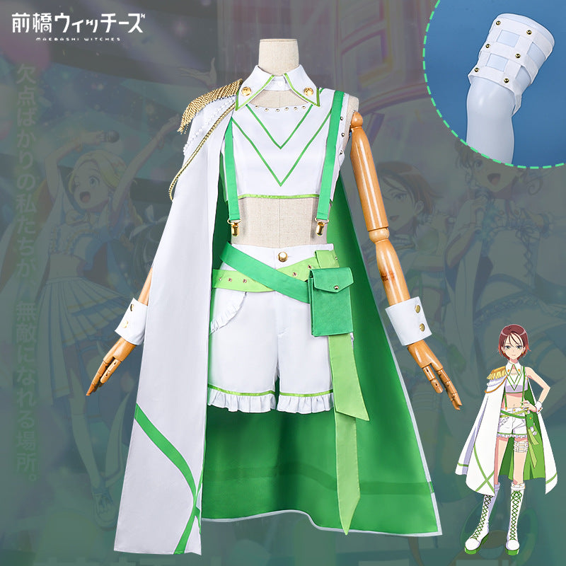 Monenjoy　前橋ウィッチーズ　北原 キョウカ　コスプレ衣装　緑色　ライブ服　舞台服　演出服　