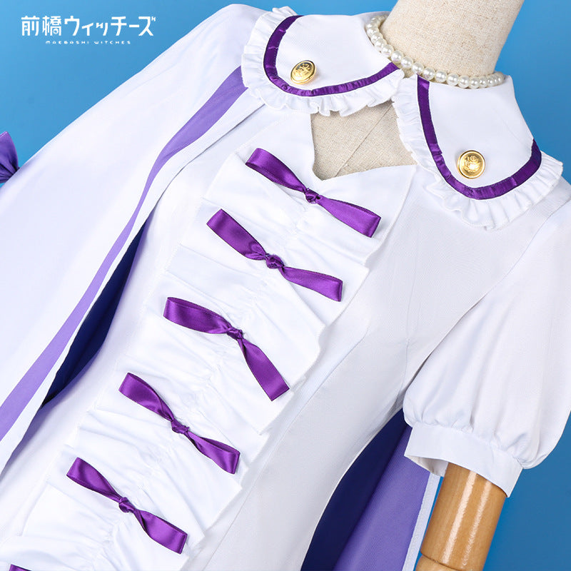 Monenjoy　前橋ウィッチーズ 新里 アズ　紫色 コスプレ衣装　ライブ服　舞台服　コスチューム　魔女　