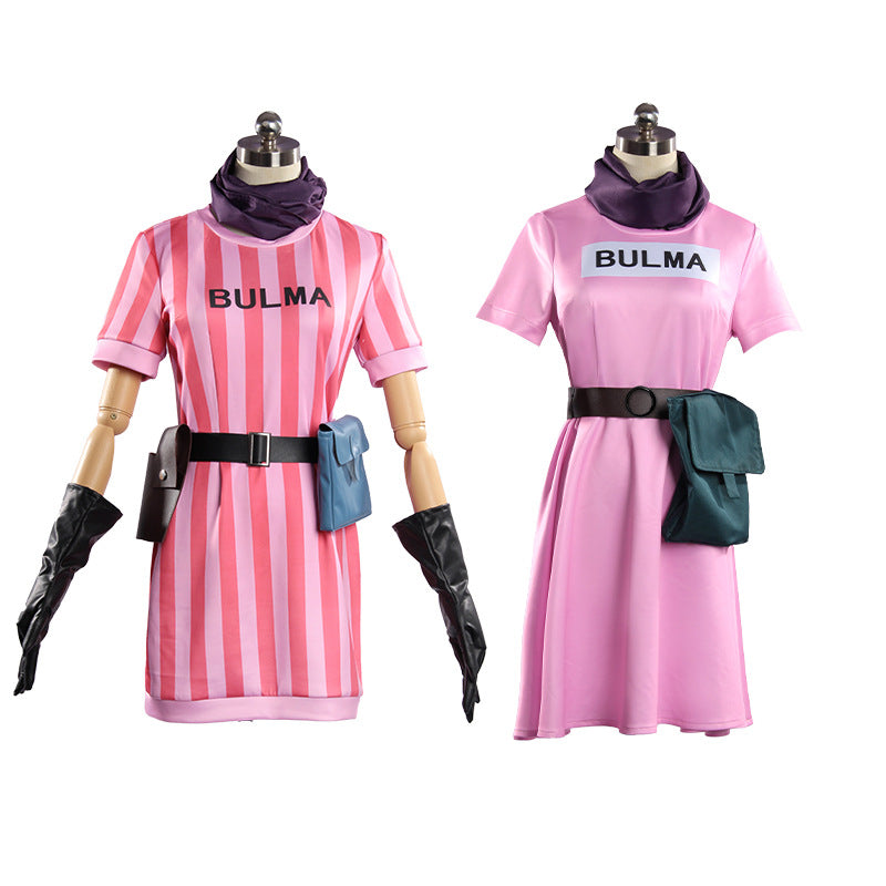 Monenjoy　ドラゴンボール　ブルマ　コスプレ衣装　ワンピース　イベントGS1354 - Monenjoy