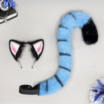 Monenjoy　映画『KPOPガールズ！デーモン・ハンターズ サジャ・ボーイズ　虎　耳＋尻尾　虎尻尾　イベント　kpop demon hunters plush K-POP  アニメーション