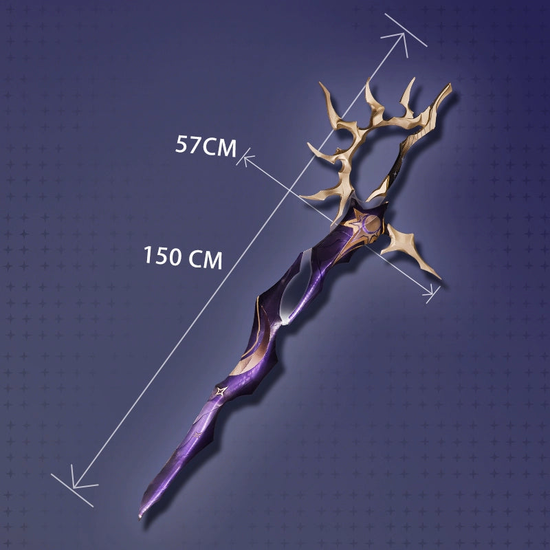 Monenjoy 崩壊スターレイル　フレイムスティーラー　コスプレ道具　剣　150cm　幅57cm　発光　暗黒の潮　火種を盗む者　武器モデル　発光　コスプレ道具GSDJ005