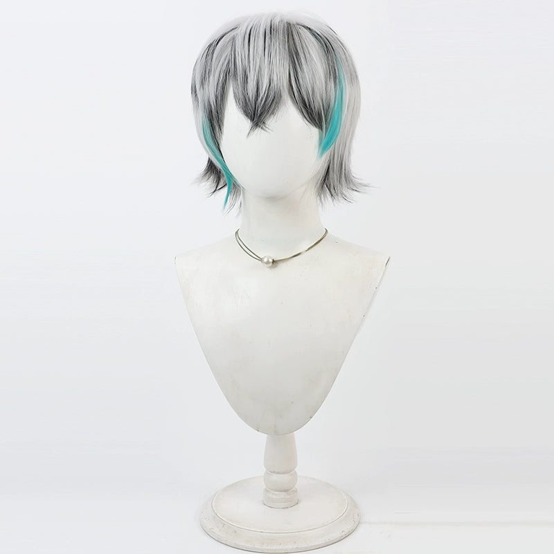 Monenjoy　悪魔執事と黒い猫　ベリアン・クライアン　ウィッグ　Berrien Cliane　執事　あくねこ　コスプレ　ウィッグ　小顔効果 耐熱　さらさら レイヤーカット 　カツラ　通気性　自然