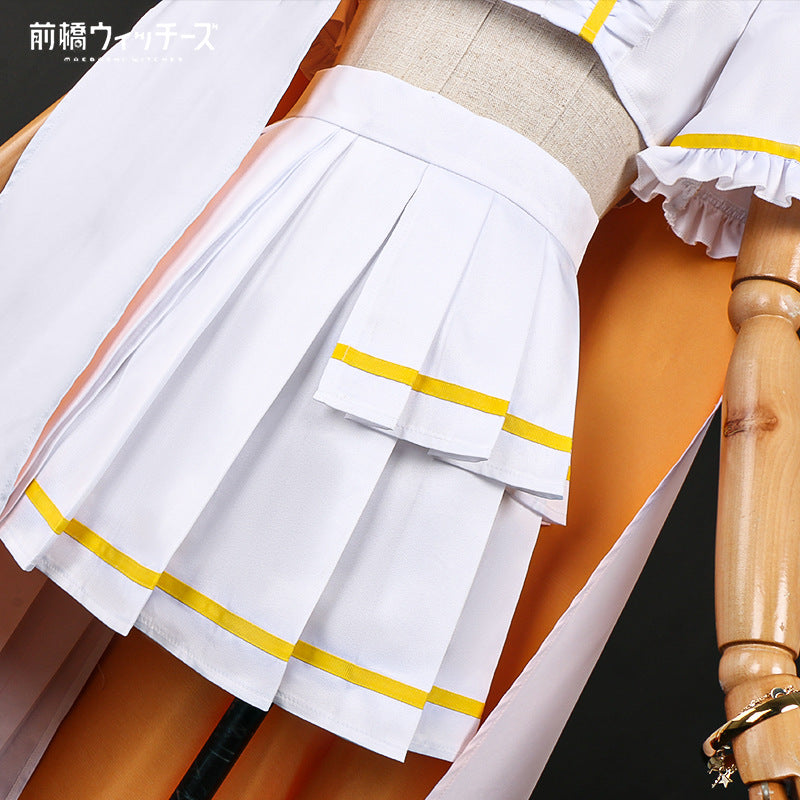 Monenjoy　前橋ウィッチーズ 　三俣 チョコ　コスプレ衣装　黄色　ライブ服　舞台服　コスチューム　魔女　　演出服GS1902