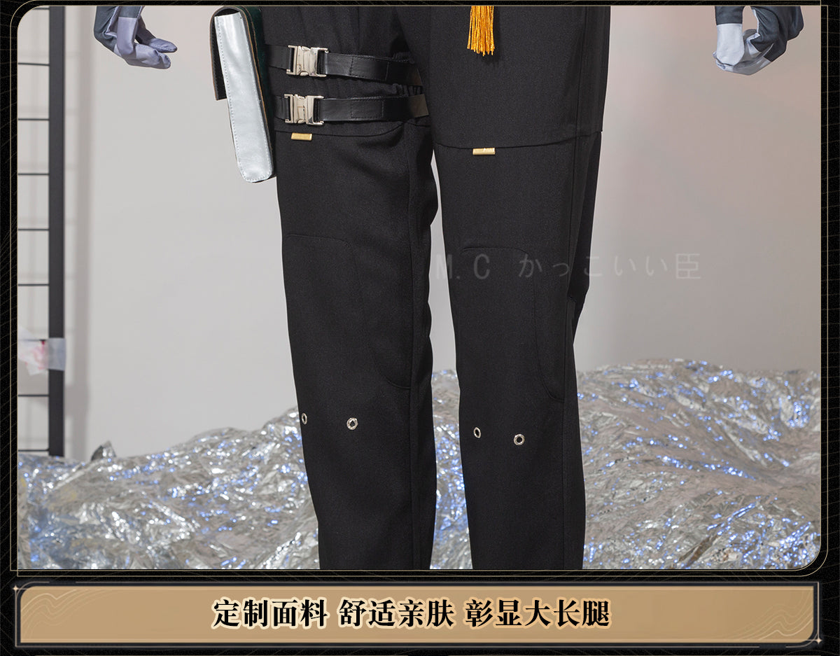 【限定販売】Monenjoy 鳴潮 コスプレ衣装　主人公（気動）　アクセサリー付　実物化　実装化　イベント　仮装　カッコイイ　ハロウィン - Monenjoy