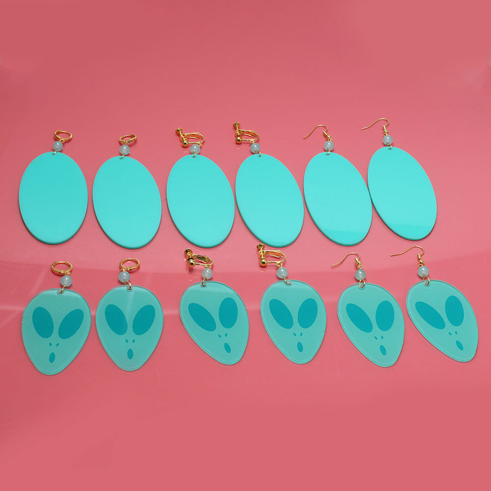 Monenjoy ダンダダン イヤリング　おもちゃ　綾瀬 桃 耳飾り　ピアス　あやせ もも アクセサリー　コスプレ道具 - Monenjoy