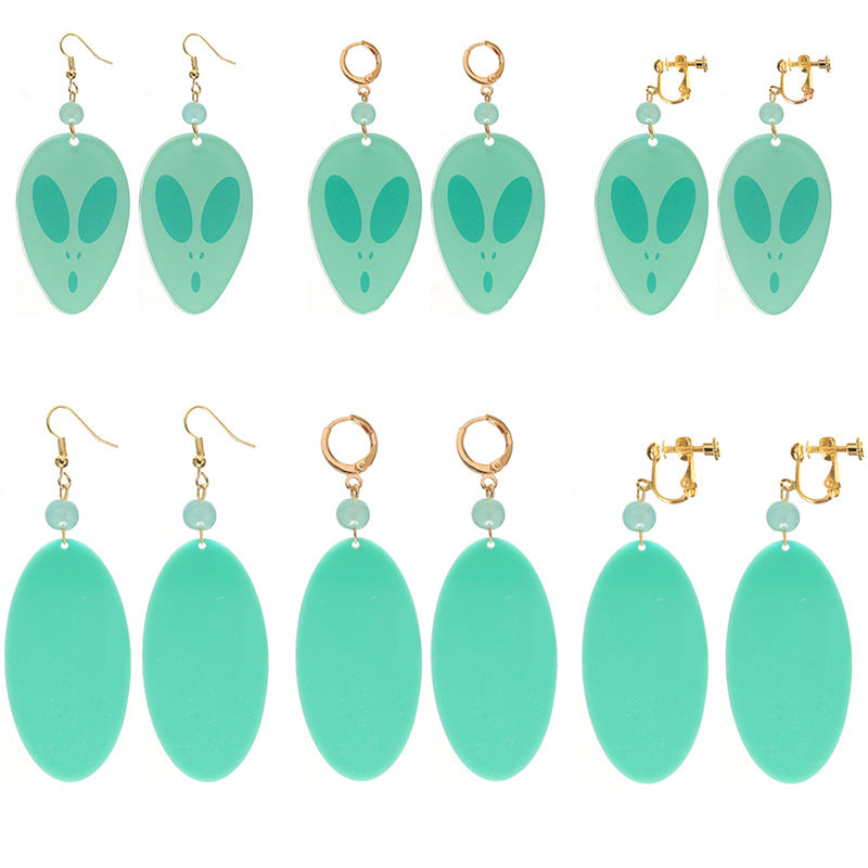 Monenjoy ダンダダン イヤリング　おもちゃ　綾瀬 桃 耳飾り　ピアス　あやせ もも アクセサリー　コスプレ道具 - Monenjoy