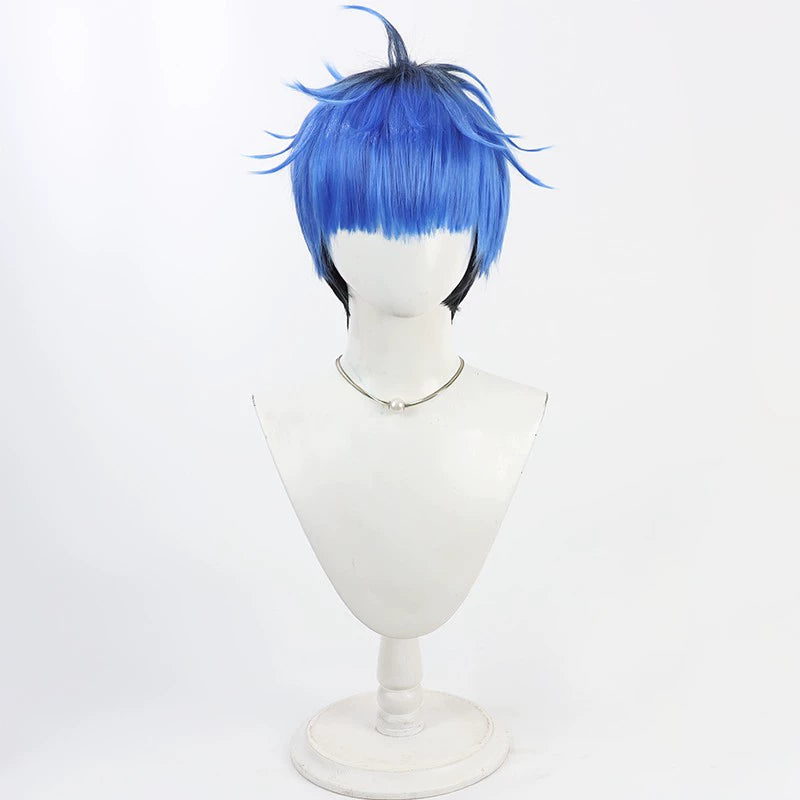 Monenjoy HUNDRED LINE -最終防衛学園  面影歪　ベリーショート ボブカット ウィッグ ショートヘア  短髪 コスプレ道具　ハンドレッド 　カツラ　イベント