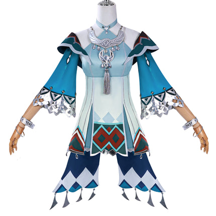 Monenjoy　原神　らんやん(藍硯)　コスプレ衣装　コスチューム　イベント　仮装　変装　舞台服 - Monenjoy