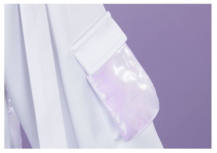 Monenjoy　第五人格×B.Duck　囚人　ルカ・バルサー　SSRコラボ衣装　イヤホーン付　グレーと白色　コスプレ衣装　イベントGS1344 - Monenjoy