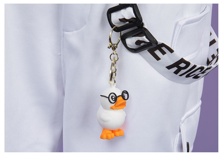 Monenjoy　第五人格×B.Duck　囚人　ルカ・バルサー　SSRコラボ衣装　イヤホーン付　グレーと白色　コスプレ衣装　イベントGS1344 - Monenjoy