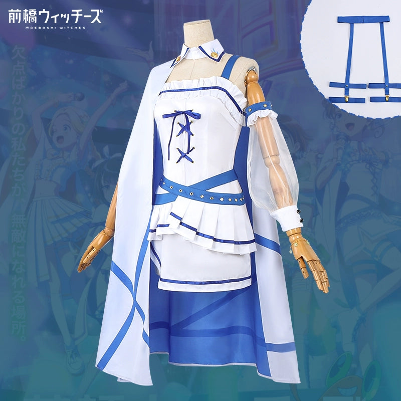 Monenjoy　前橋ウィッチーズ 　上泉 マイ　三俣 チョコ　青色　コスプレ衣装　黄色　ライブ服　舞台服　コスチューム　魔女　GS1903