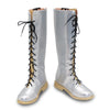 Monenjoy　KPOPガールズ! デーモン・ハンターズ　 ルミ　靴　ミラ　銀色　ゾーイ ロングブーツ　コスプレ衣装　舞台服　ライブ服　KPop Demon Hunters