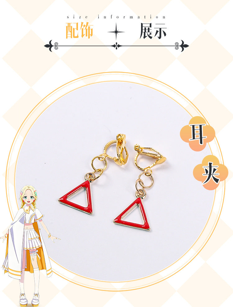 Monenjoy　前橋ウィッチーズ 　三俣 チョコ　コスプレ衣装　黄色　ライブ服　舞台服　コスチューム　魔女　　演出服GS1902