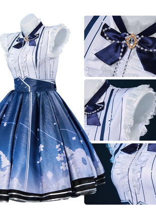 Monenjoy　インフィニティニキ　追想に舞う花弁 コスプレ衣装　ドレス　ワンピース　イベントGS1312 - Monenjoy