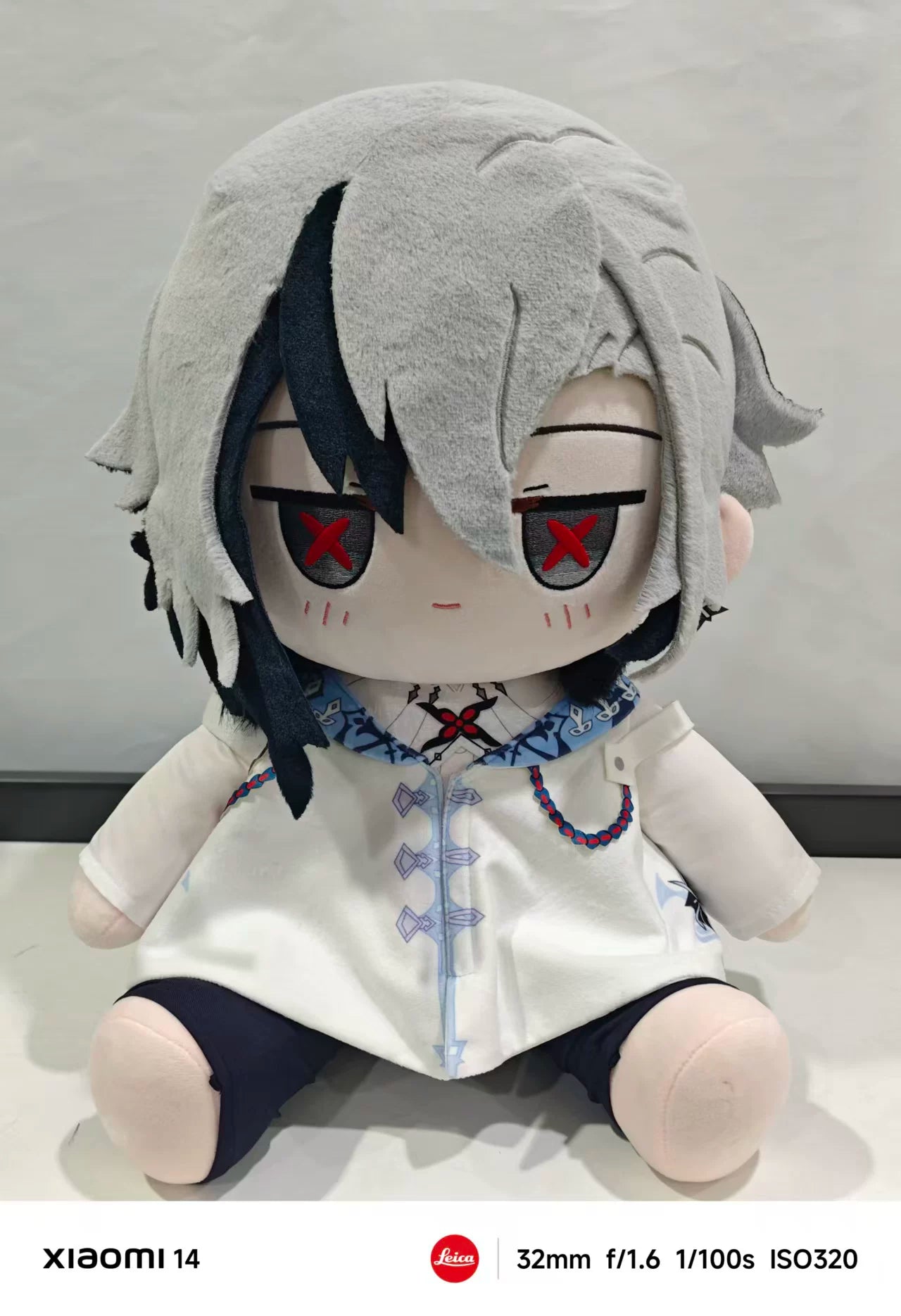 原神　アルレッキーノ　ぬいぐるみ　綿人形　召使　40cm　萌えグッズ　 着せ替え可能 超ふわふわ 萌え 同人グッズ Monenjoy
