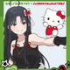 Monenjoy Girls Band Cry x Sanrio Characters Hina x My Melody Cosplay Costume Pink Costume Cute