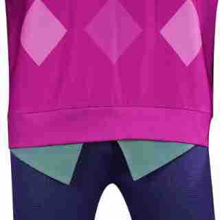 Monenjoy Animation Movie "KPOP Girls! Demon Hunters Saja Boys Live Clothes Rose Red Color Dancing Clothes Cosplay Costume Event 