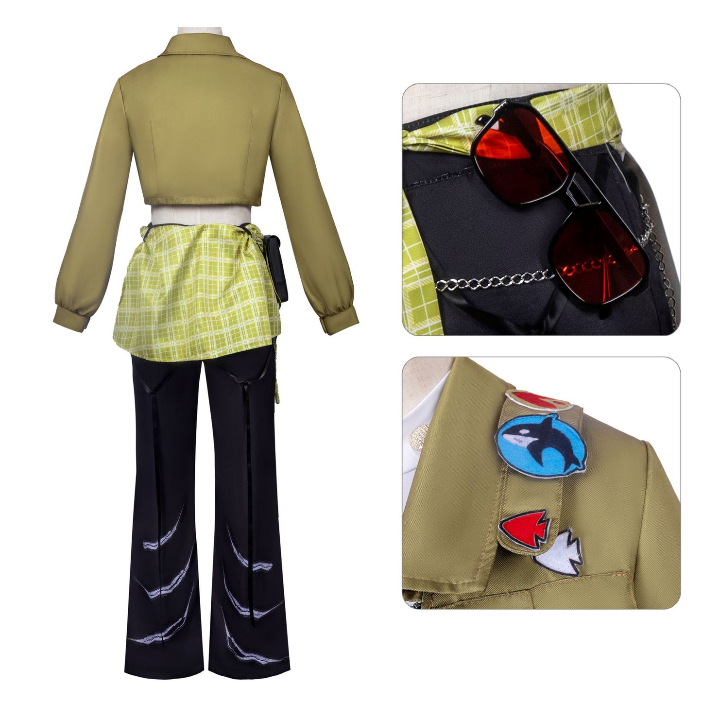 Monenjoy アークナイツ　明日方舟　濁心スカジ　コスプレ衣装　 Skadi the Corrupting Heart　コスチューム　イベント