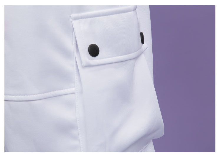 Monenjoy　第五人格×B.Duck　囚人　ルカ・バルサー　SSRコラボ衣装　イヤホーン付　グレーと白色　コスプレ衣装　イベントGS1344 - Monenjoy