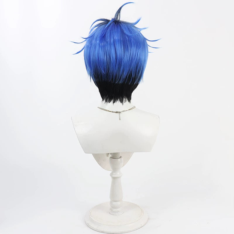 Monenjoy HUNDRED LINE -最終防衛学園  面影歪　ベリーショート ボブカット ウィッグ ショートヘア  短髪 コスプレ道具　ハンドレッド 　カツラ　イベント