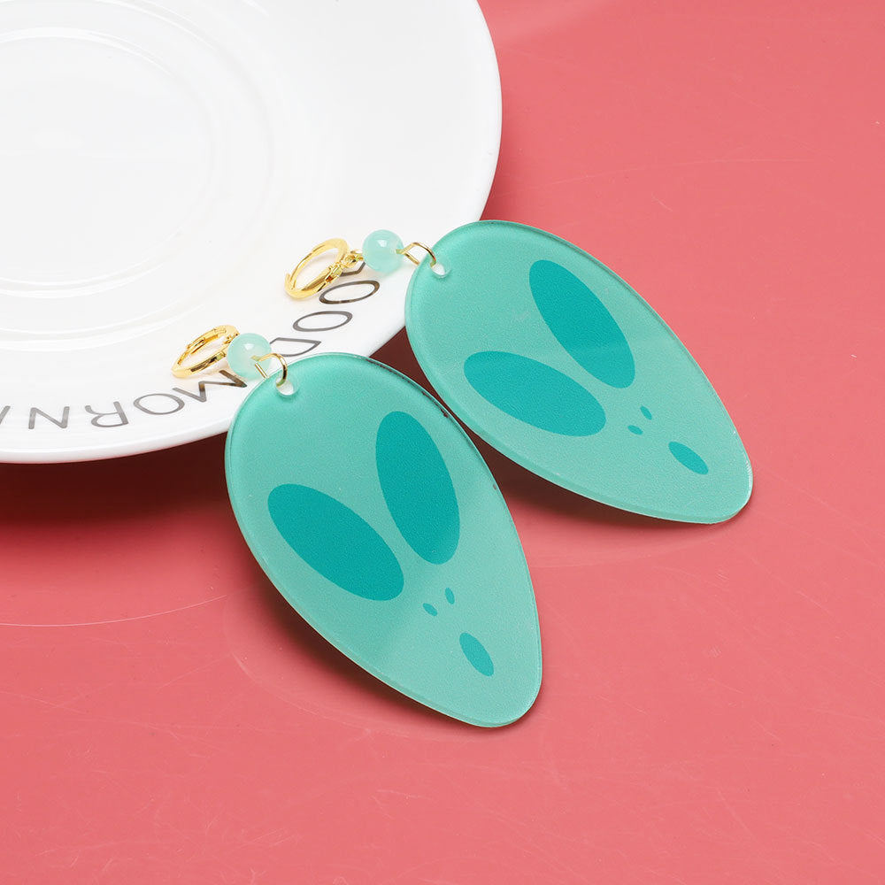 Monenjoy ダンダダン イヤリング　おもちゃ　綾瀬 桃 耳飾り　ピアス　あやせ もも アクセサリー　コスプレ道具 - Monenjoy