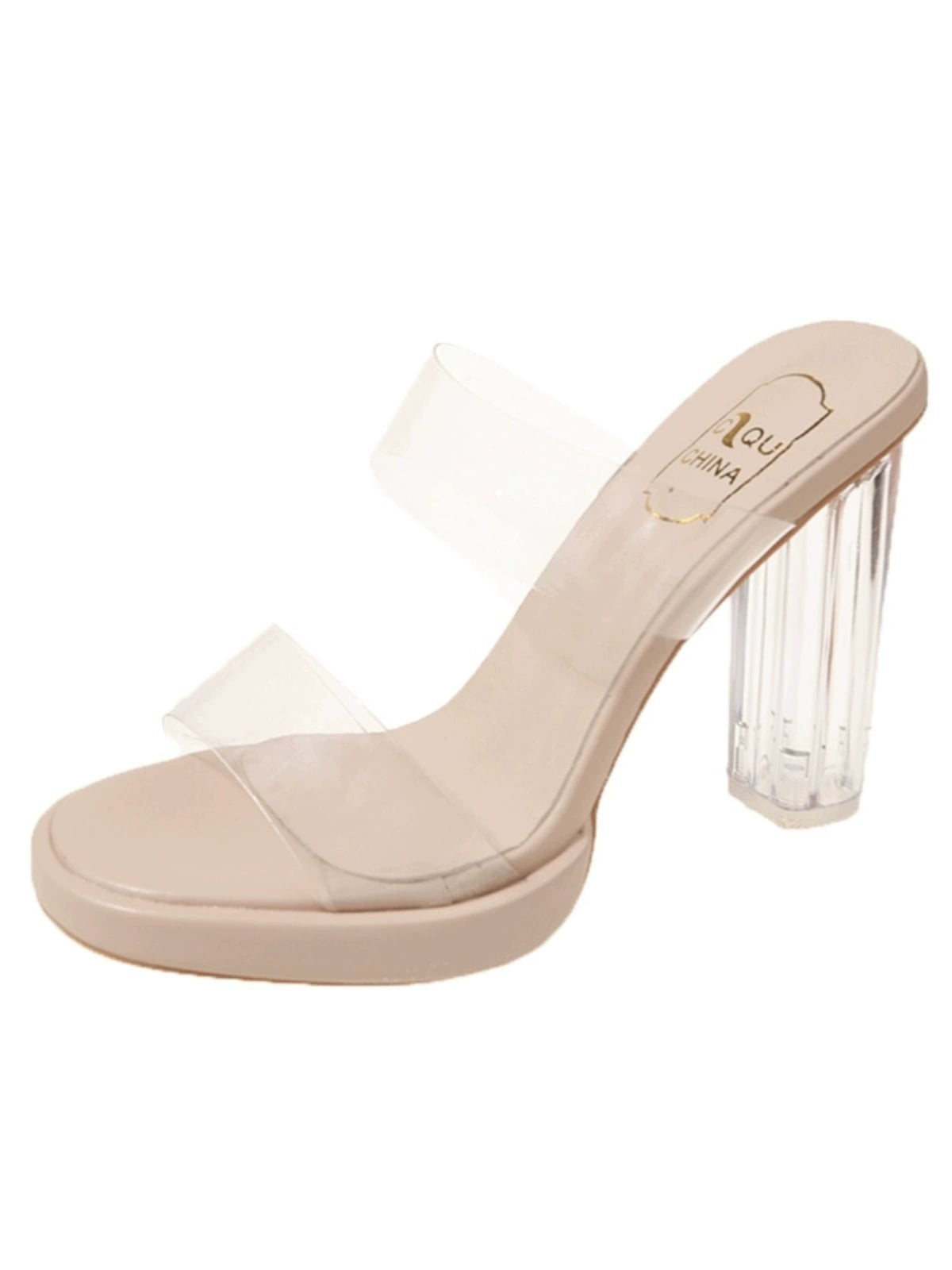 Monenjoy　汎用　サンダル　原神　ラウマ　透明ハイヒール  透明サンダルハイヒール 透け感抜群！ 10cmアクリル透明ヒール コスプレシューズ　靴　 Lauma  ナド・クライ 　イベント　霜月の子 白銀の鹿座 　7cm　９cm　11cm