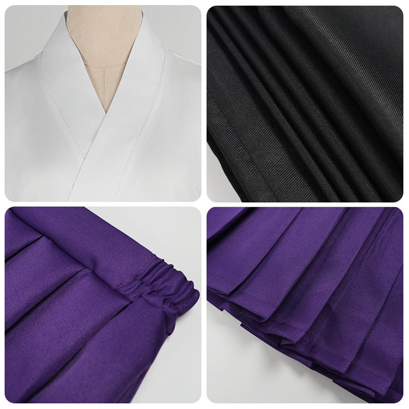 Monenjoy　呪術廻戦 裏梅 コスプレ衣装　呪詛師 うらうめ 和服 袈裟 全セット コスチューム 変装 仮装 舞台服 ハロウィン クリスマス 祭り - Monenjoy