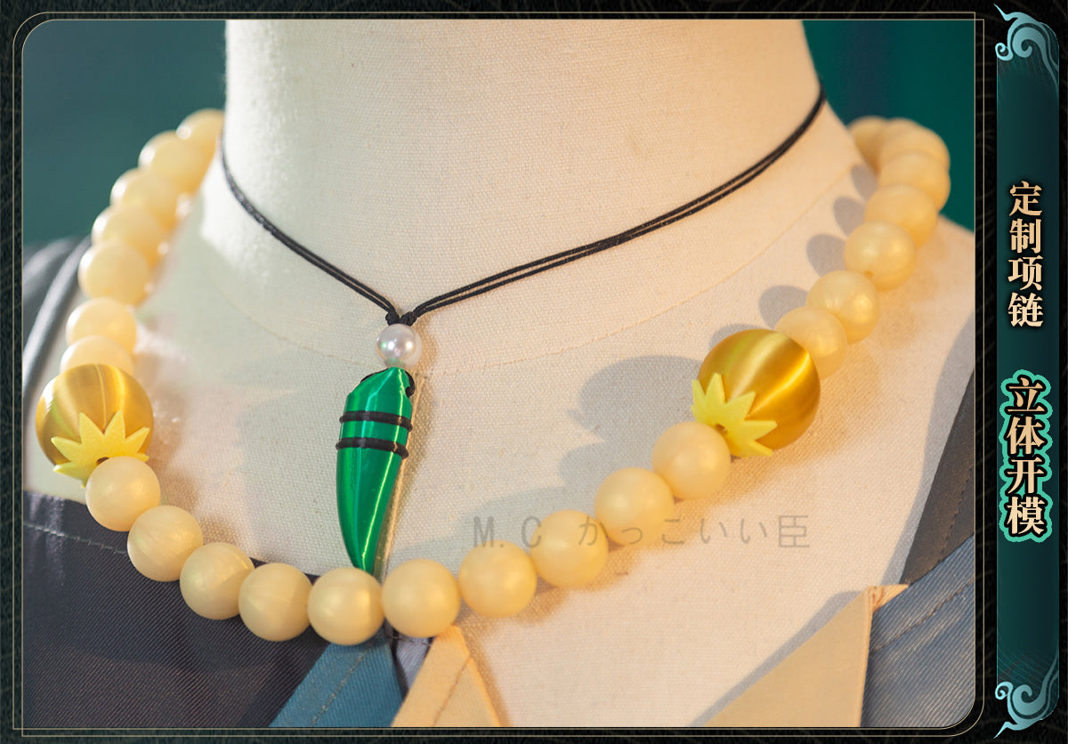 【限定販売】Monenjoy　鳴潮　コスプレ衣装　かじょりん(哥舒臨)　イヤリング＋ネックレス贈り　コスチューム　カジョリン　イベント　カッコイイ　ハロウィン　 - Monenjoy